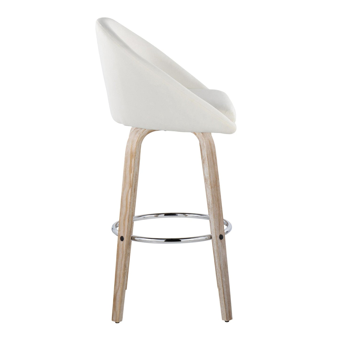 Majestic Office Furniture Highback 30" Fixed-Height Barstool - Set of 2