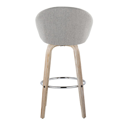 Majestic Office Furniture Highback 30" Fixed-Height Barstool - Set of 2