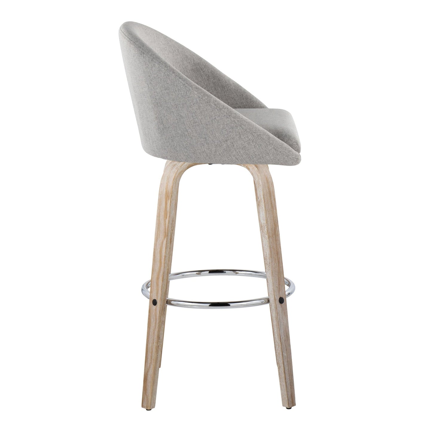 Majestic Office Furniture Highback 30" Fixed-Height Barstool - Set of 2