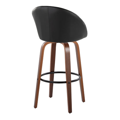 Majestic Office Furniture Highback 30" Fixed-Height Barstool - Set of 2