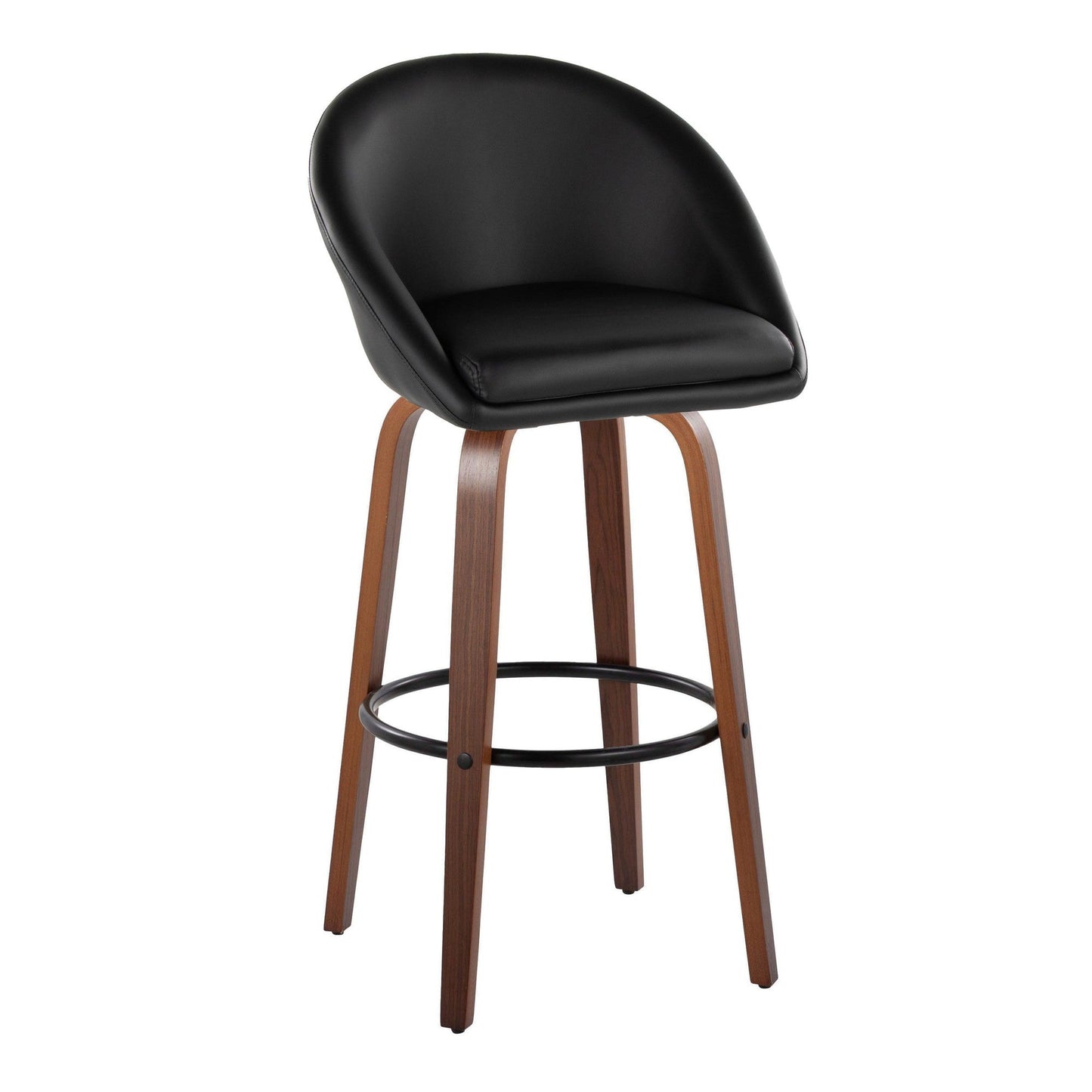Majestic Office Furniture Highback 30" Fixed-Height Barstool - Set of 2