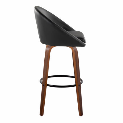 Majestic Office Furniture Highback 30" Fixed-Height Barstool - Set of 2