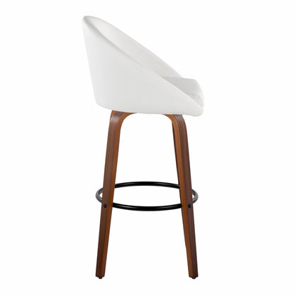 Majestic Office Furniture Highback 30" Fixed-Height Barstool - Set of 2