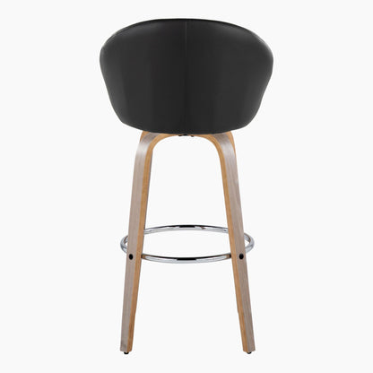 Majestic Office Furniture Highback 30" Fixed-Height Barstool - Set of 2