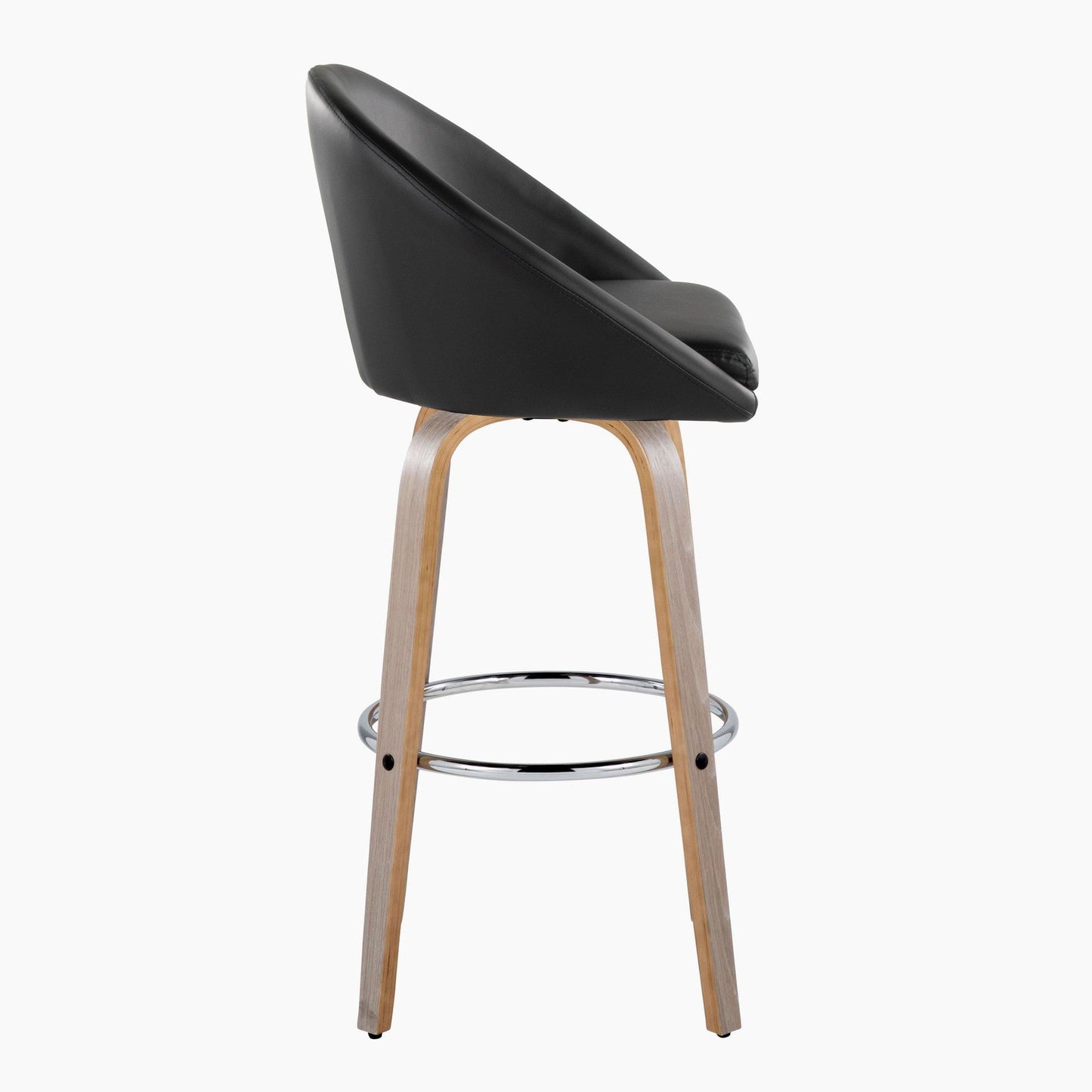 Majestic Office Furniture Highback 30" Fixed-Height Barstool - Set of 2