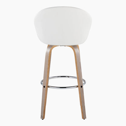 Majestic Office Furniture Highback 30" Fixed-Height Barstool - Set of 2