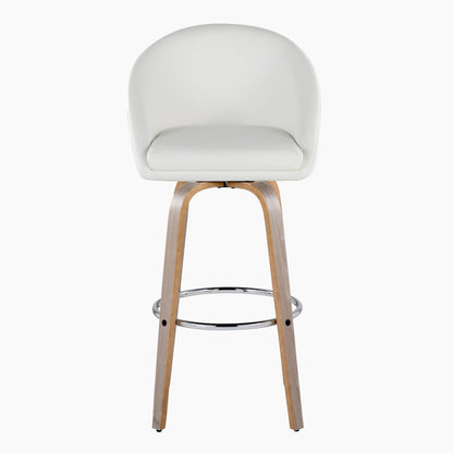Majestic Office Furniture Highback 30" Fixed-Height Barstool - Set of 2