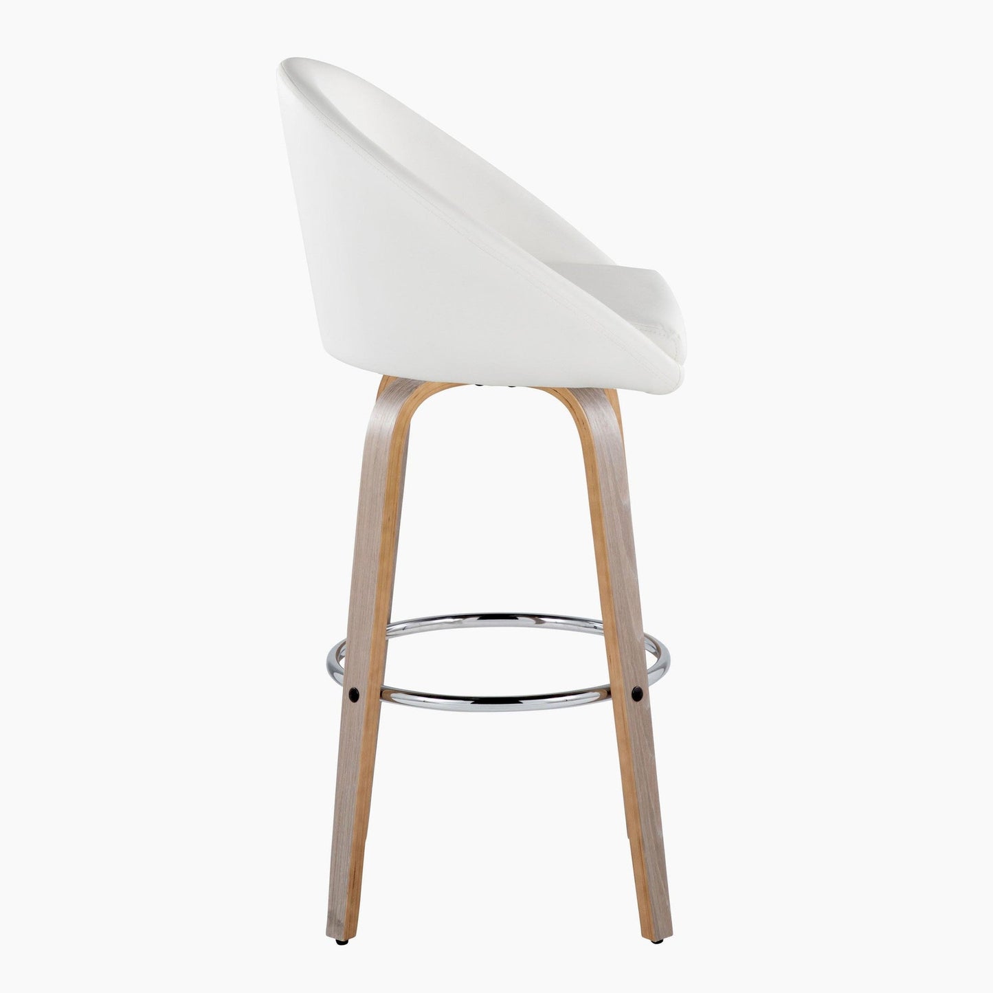 Majestic Office Furniture Highback 30" Fixed-Height Barstool - Set of 2