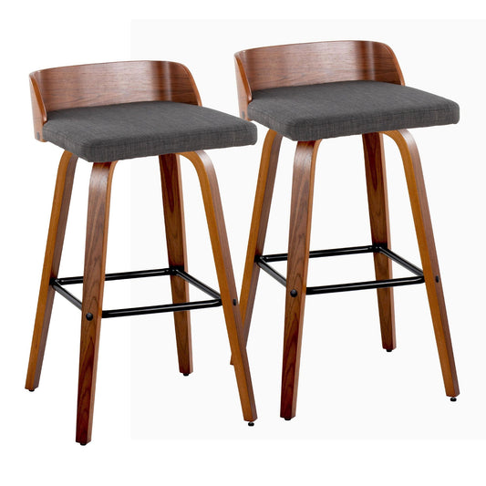 Majestic Office Furniture 30" Fixed-Height Barstool - Set of 2