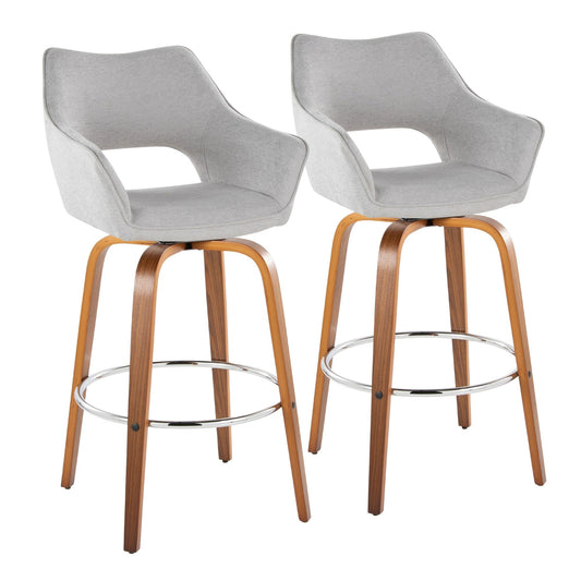 Majestic Office Furniture 30" Fixed-Height Xl Barstool - Set of 2