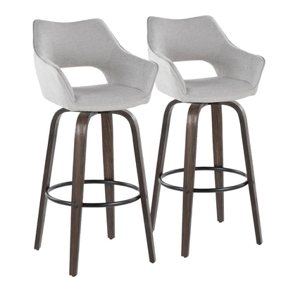 Majestic Office Furniture 30" Fixed-Height Barstool - Set of 2