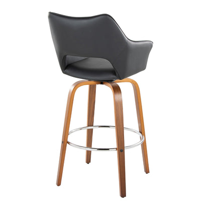 Majestic Office Furniture 30" Fixed-Height Xl Barstool - Set of 2