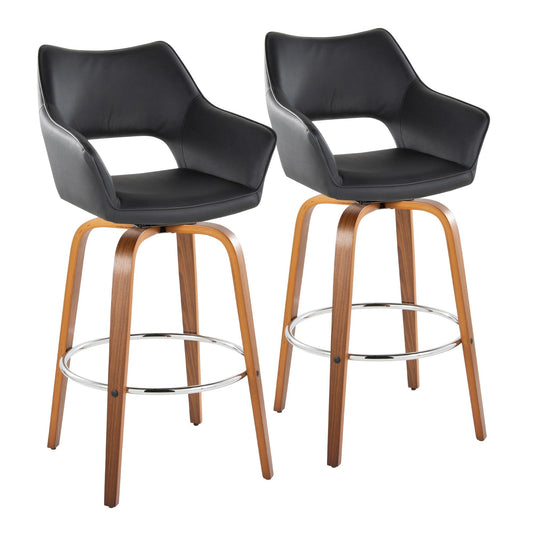 Majestic Office Furniture 30" Fixed-Height Xl Barstool - Set of 2