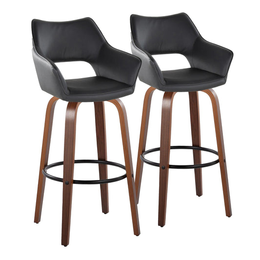 Majestic Office Furniture 30" Fixed-Height Barstool - Set of 2