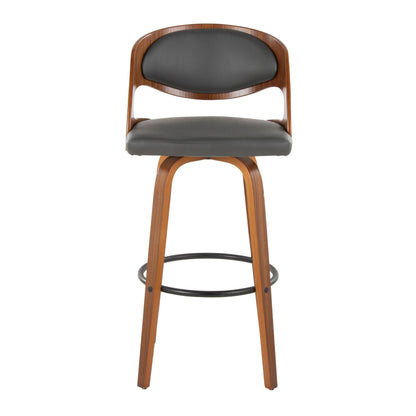 Majestic Office Furniture 30" Fixed-Height Barstool - Set of 2