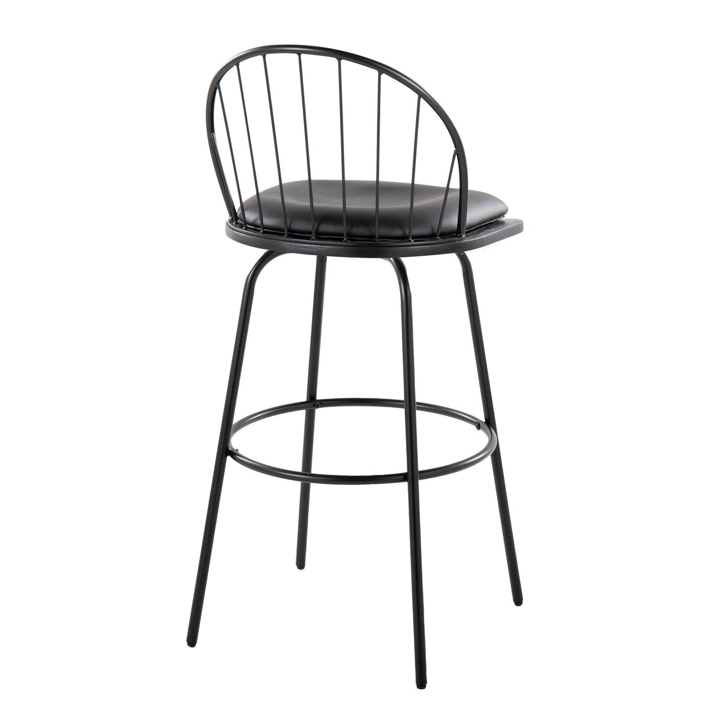 Majestic Office Furniture Claire 30" Fixed-Height Barstool - Set of 2