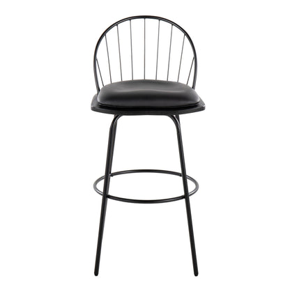 Majestic Office Furniture Claire 30" Fixed-Height Barstool - Set of 2