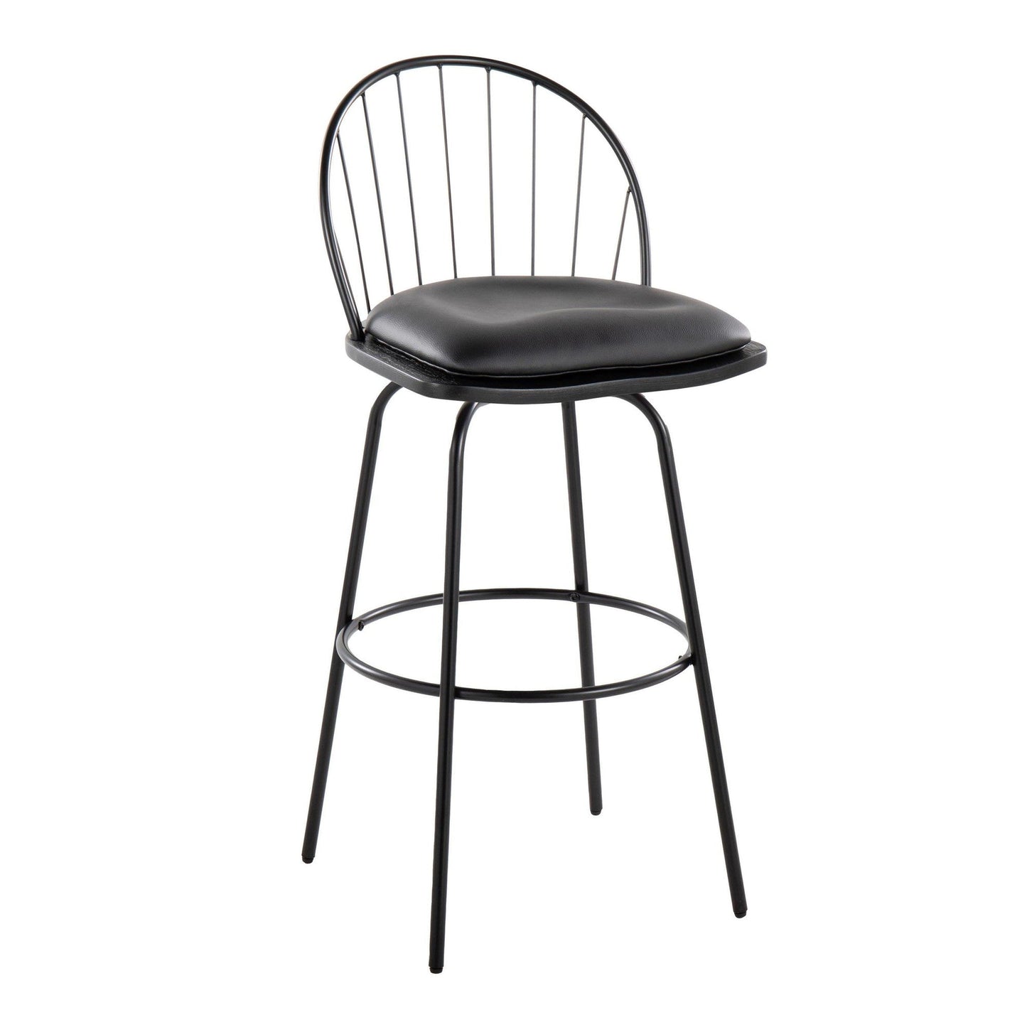 Majestic Office Furniture Claire 30" Fixed-Height Barstool - Set of 2