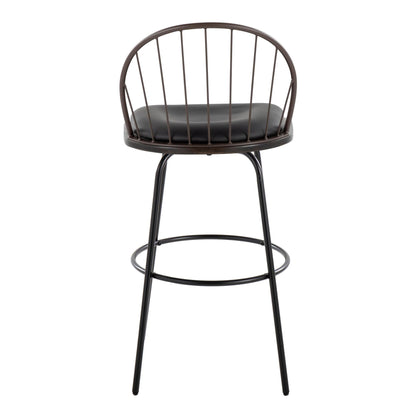 Majestic Office Furniture Claire 30" Fixed-Height Barstool - Set of 2