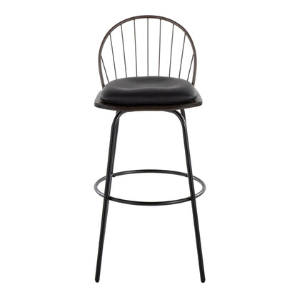 Majestic Office Furniture Claire 30" Fixed-Height Barstool - Set of 2