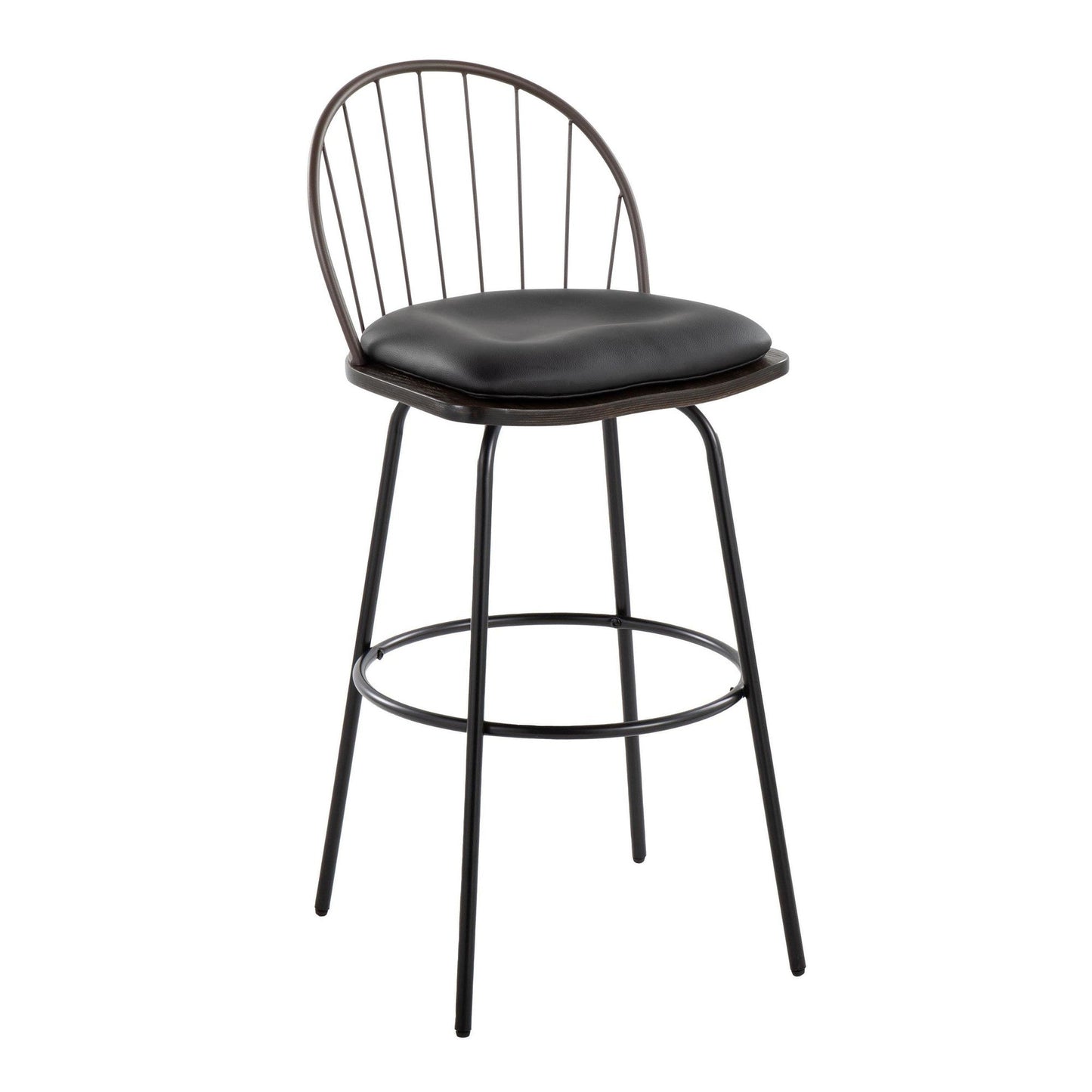 Majestic Office Furniture Claire 30" Fixed-Height Barstool - Set of 2