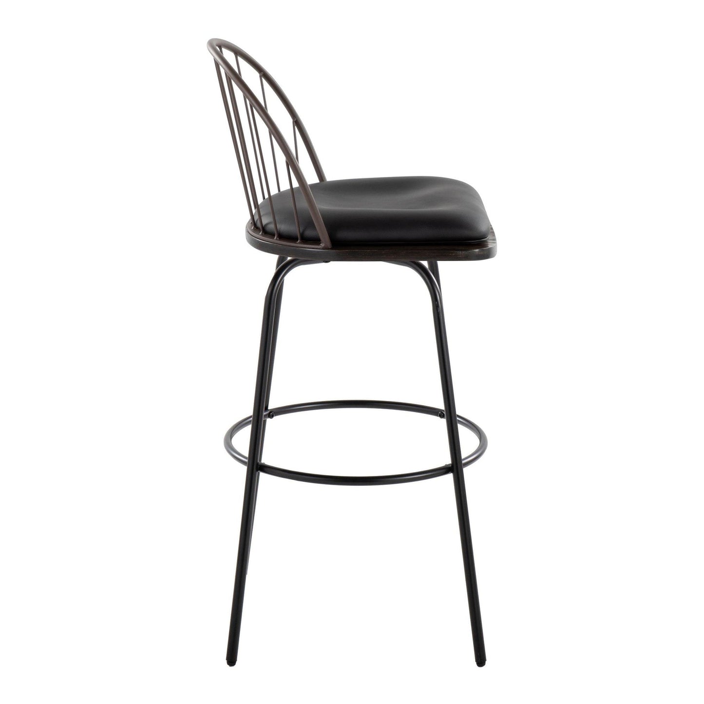 Majestic Office Furniture Claire 30" Fixed-Height Barstool - Set of 2