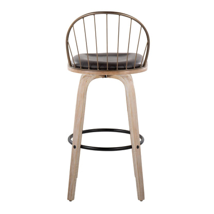 Majestic Office Furniture 30" Fixed-Height Barstool - Set of 2