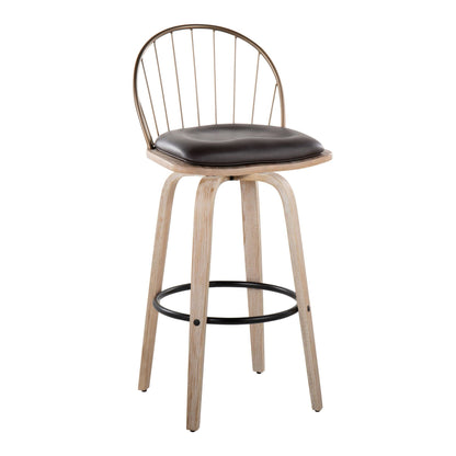 Majestic Office Furniture 30" Fixed-Height Barstool - Set of 2
