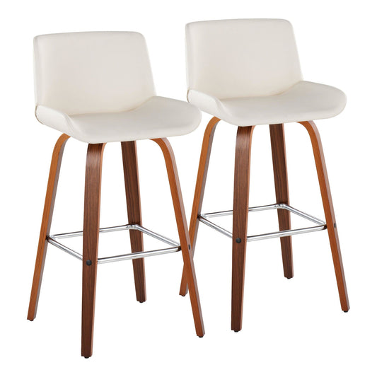 Majestic Office Furniture 30" Fixed-Height Barstool - Set of 2