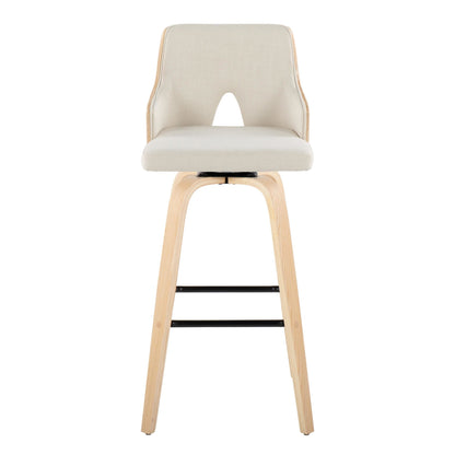 Majestic Office Furniture 30" Fixed-Height Barstool - Set of 2