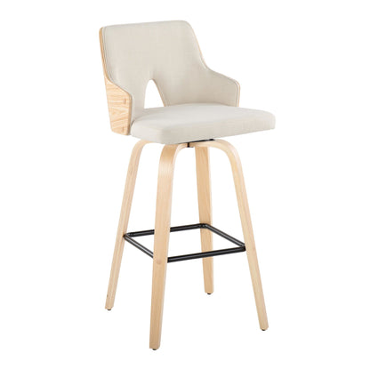 Majestic Office Furniture 30" Fixed-Height Barstool - Set of 2