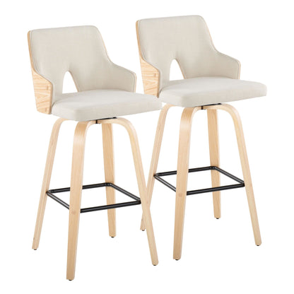 Majestic Office Furniture 30" Fixed-Height Barstool - Set of 2