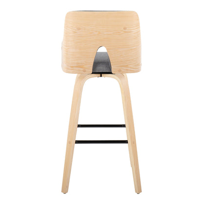 Majestic Office Furniture 30" Fixed-Height Barstool - Set of 2