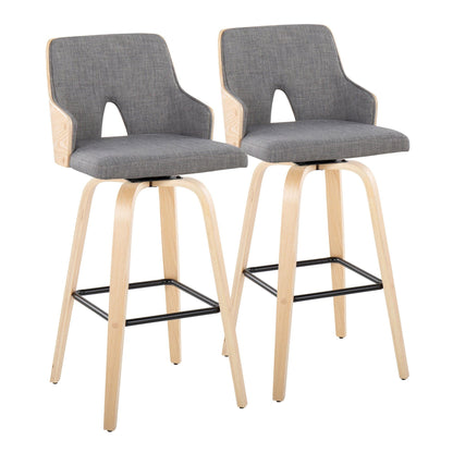 Majestic Office Furniture 30" Fixed-Height Barstool - Set of 2