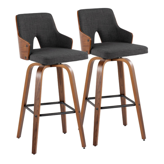 Majestic Office Furniture 30" Fixed-Height Barstool - Set of 2