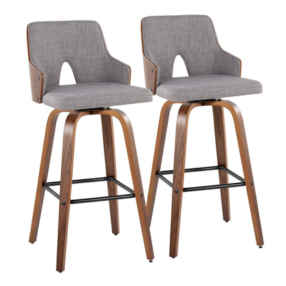 Majestic Office Furniture 30" Fixed-Height Barstool - Set of 2