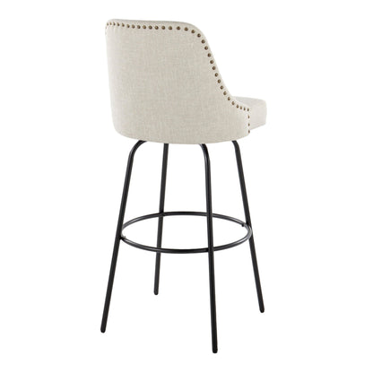 Majestic Office Furniture Marcel 30" Fixed-Height Barstool - Set of 2