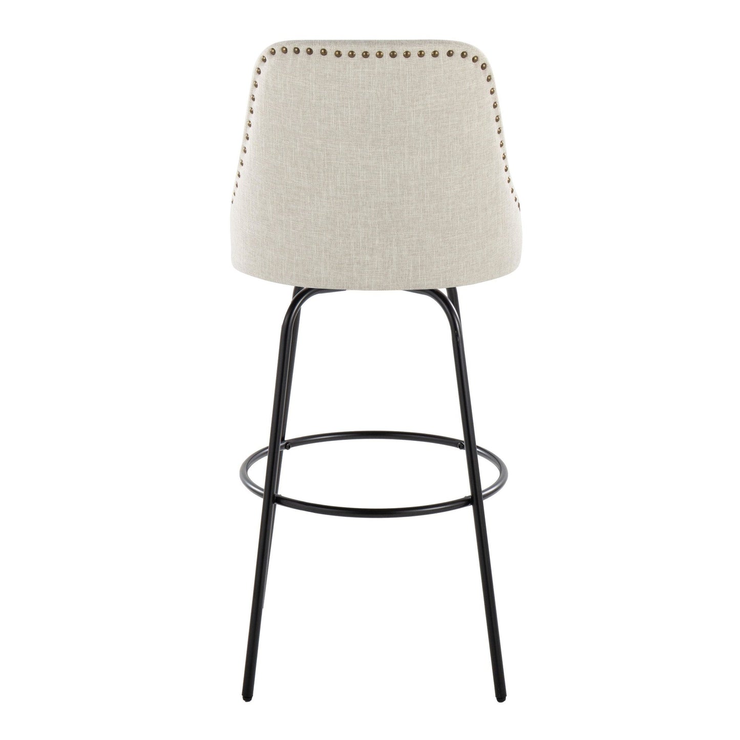 Majestic Office Furniture Marcel 30" Fixed-Height Barstool - Set of 2