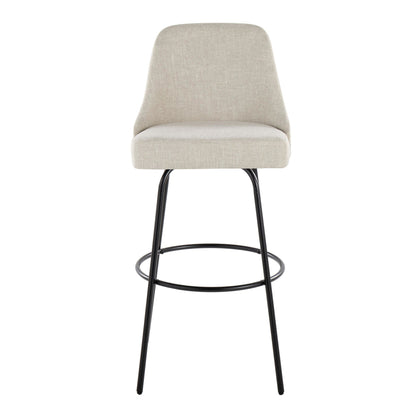 Majestic Office Furniture Marcel 30" Fixed-Height Barstool - Set of 2