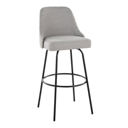 Majestic Office Furniture Marcel 30" Fixed-Height Barstool - Set of 2