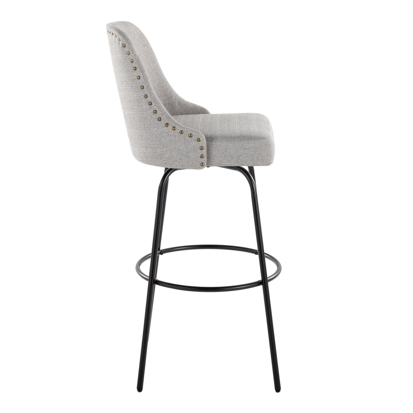 Majestic Office Furniture Marcel 30" Fixed-Height Barstool - Set of 2