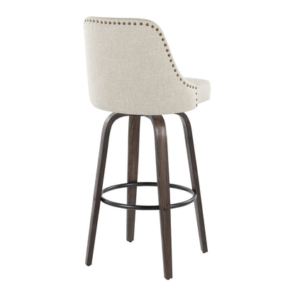 Majestic Office Furniture Marcel 30" Fixed-Height Barstool - Set of 2