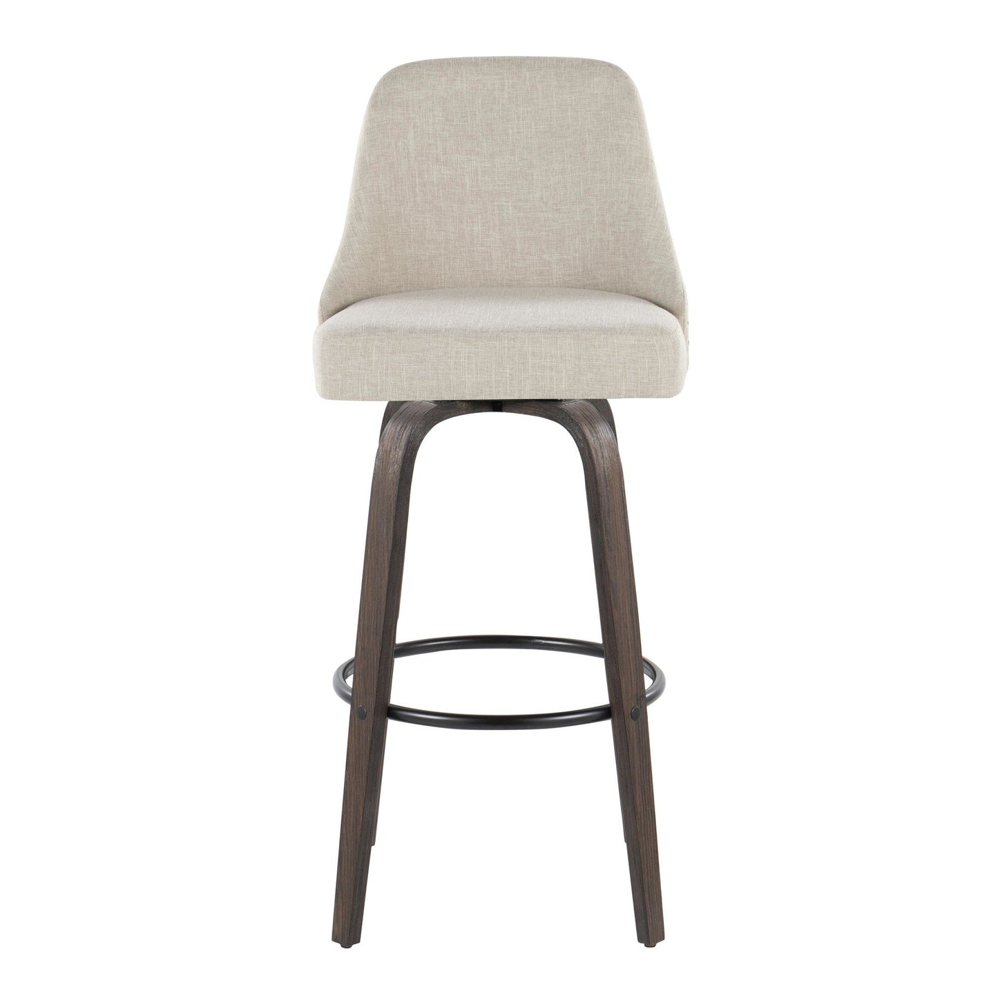 Majestic Office Furniture Marcel 30" Fixed-Height Barstool - Set of 2