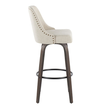 Majestic Office Furniture Marcel 30" Fixed-Height Barstool - Set of 2