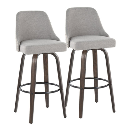 Majestic Office Furniture Marcel 30" Fixed-Height Barstool - Set of 2