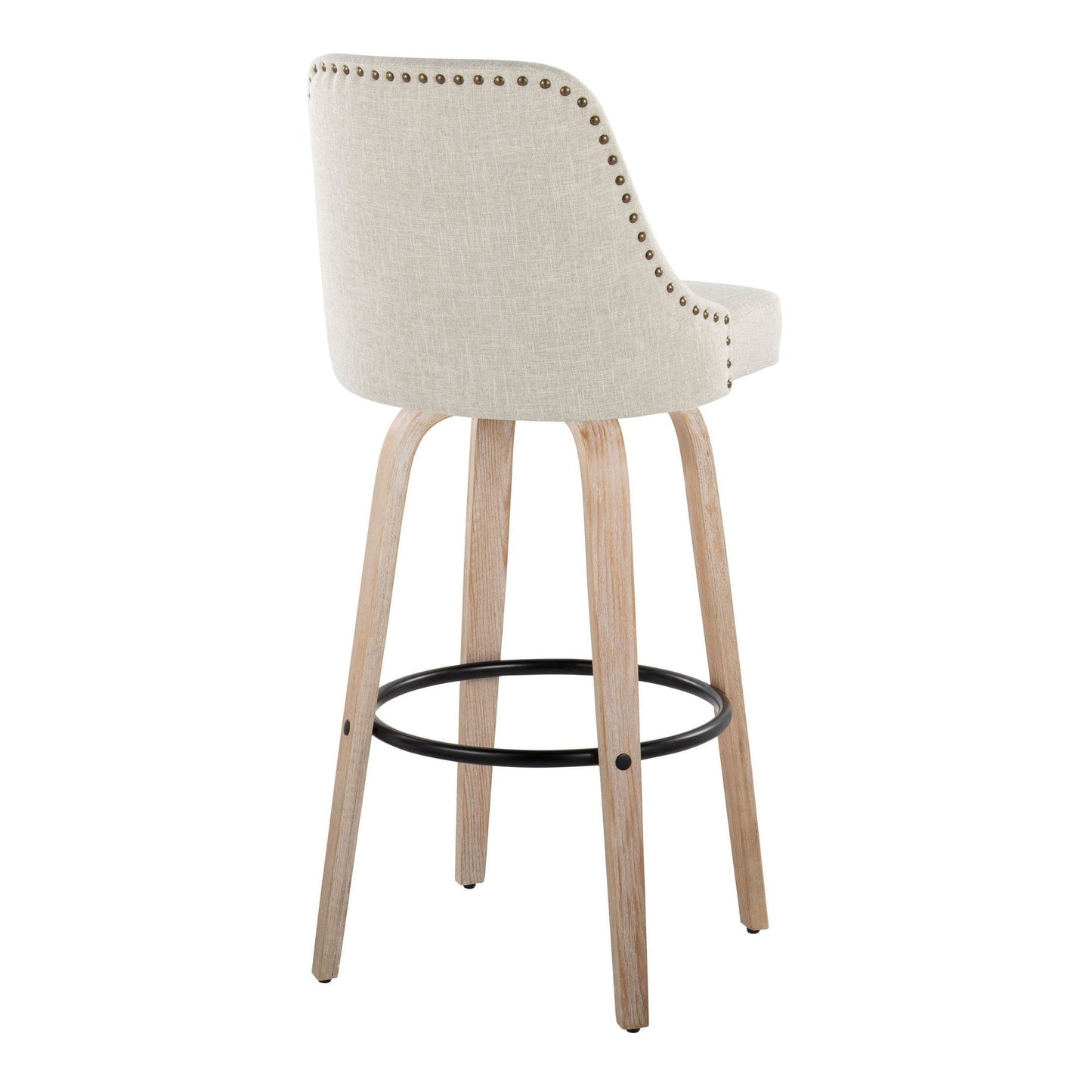 Majestic Office Furniture Marcel 30" Fixed-Height Barstool - Set of 2