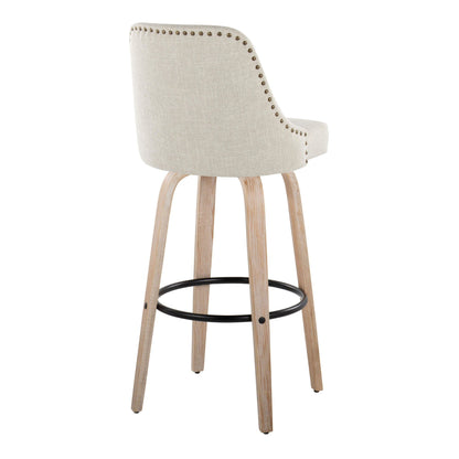 Majestic Office Furniture Marcel 30" Fixed-Height Barstool - Set of 2