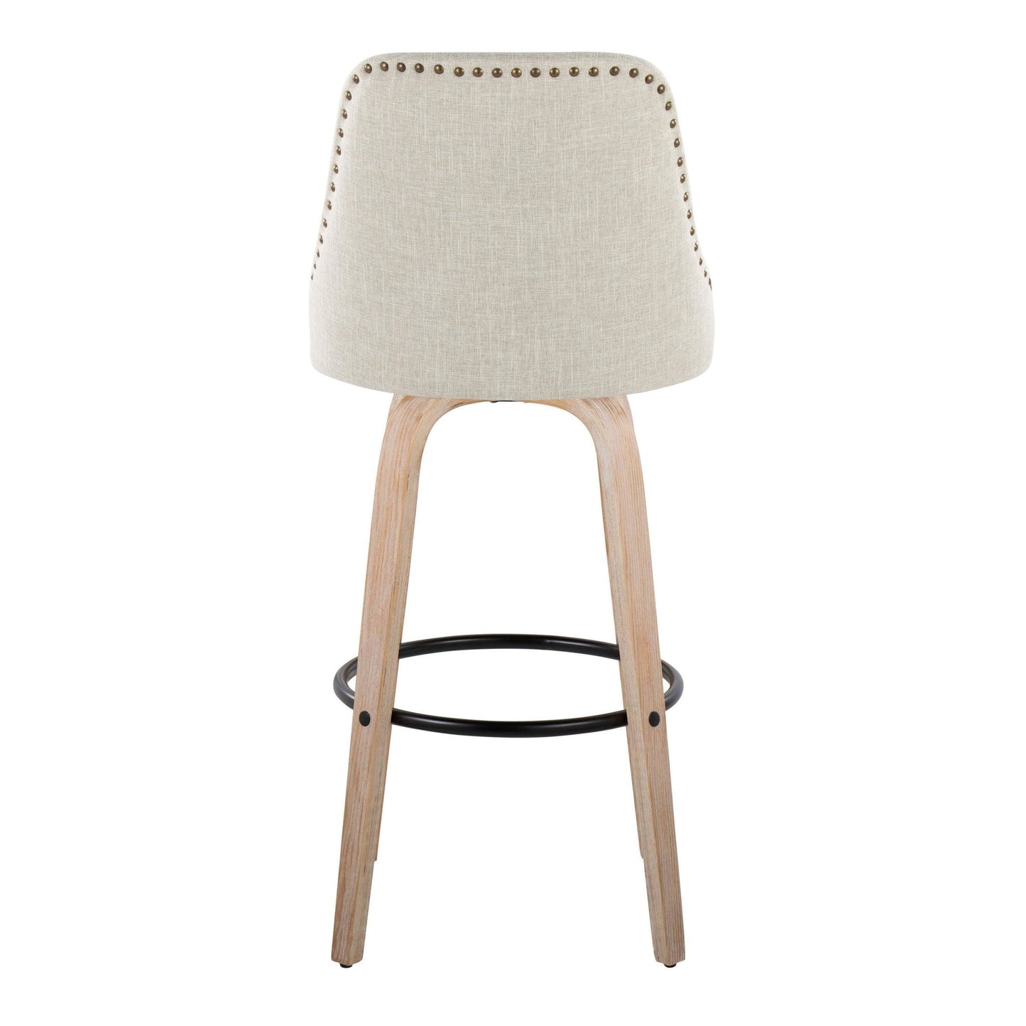 Majestic Office Furniture Marcel 30" Fixed-Height Barstool - Set of 2