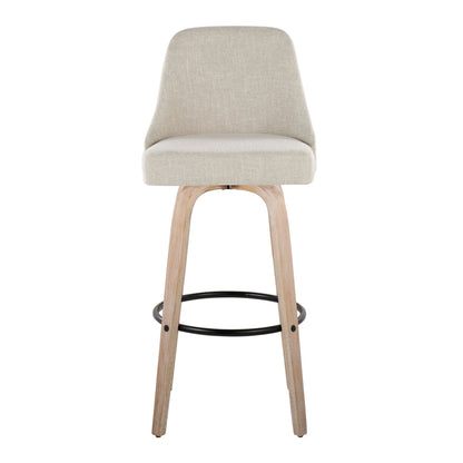 Majestic Office Furniture Marcel 30" Fixed-Height Barstool - Set of 2