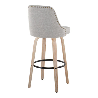 Majestic Office Furniture Marcel 30" Fixed-Height Barstool - Set of 2